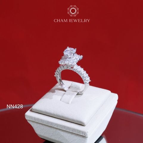 Nhẫn Nữ CHAM JEWELRY NN428, Chủ 6.5mm (Barcod CNTN17).