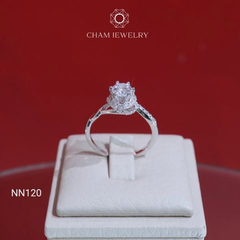 Nhẫn NN120 CHAM JEWELRY, Chủ 5.5mm (Barcode TNN1580)
