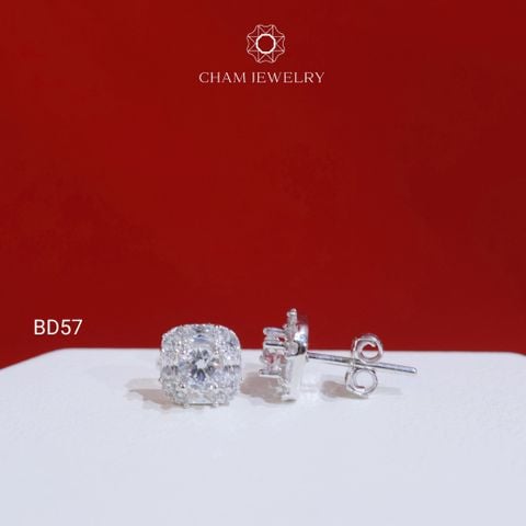 Hoa Tai BD57 CHAM JEWELRY, Chủ 4.0mm (Barcode TBD1686).
