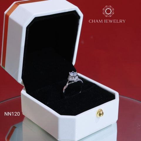 Nhẫn NN120 CHAM JEWELRY, Chủ 5.5mm (Barcode TNN1580)