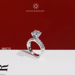 Nhẫn NN215 CHAM JEWELRY, Chủ 8.0mm( Barcode NNNH110).