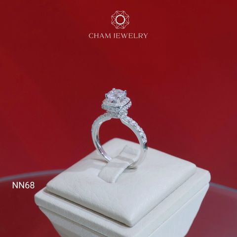Nhẫn NN68 CHAM JEWELRY, Nhẫn Chủ 5.5mm (Barcode TNN1618).