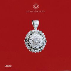 Mặt Dây Chuyền MK652 CHAM JEWELRY, Mặt Xoàn Kim Tiền Chủ 7.0mm (Barcode TMA1767)