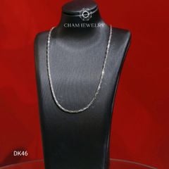 Dây Chuyền DK46 CHAM JEWELRY, Dây Mì Cắt Kim Cương Bản 1.4mm (Barcode CXHG5045)