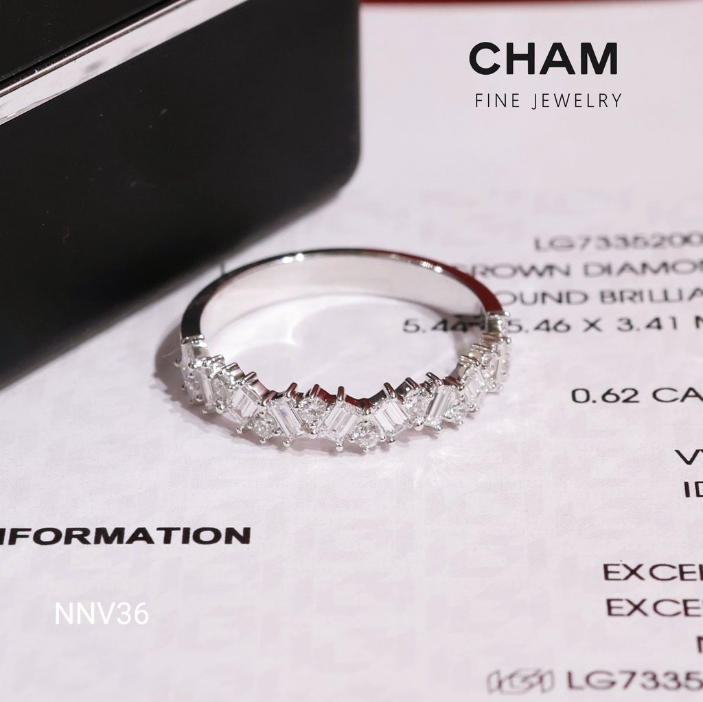 Nhẫn Nữ NMV36 Vàng 10k Kim Cương Lab Grown Diamond