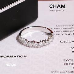 Nhẫn Nữ NMV36 Vàng 10k Kim Cương Lab Grown Diamond