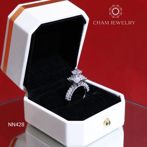 Nhẫn Nữ CHAM JEWELRY NN428, Chủ 6.5mm (Barcod CNTN17).