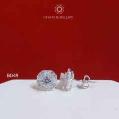 Hoa Tai BD49 CHAM JEWELRY, Chủ 4.0mm (Barcode TBD1680).
