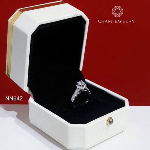 Nhẫn NN642 CHAM JEWELRY, Chủ 4.5mm (TNN1924).