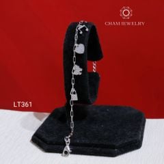 Lắc Tay LT361 CHAM JEWELRY , Lắc Xích Charm Kiểu (Barcode TLT1556).