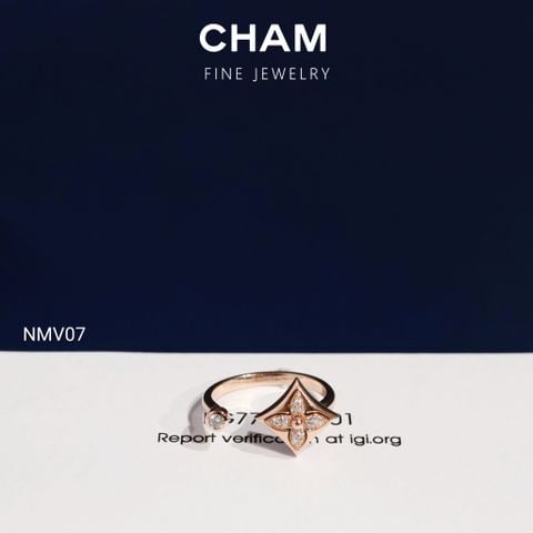 Nhẫn Nữ NMV07 Vàng 10k Kim Cương Lab Grown Diamond (Barcode NLV01)