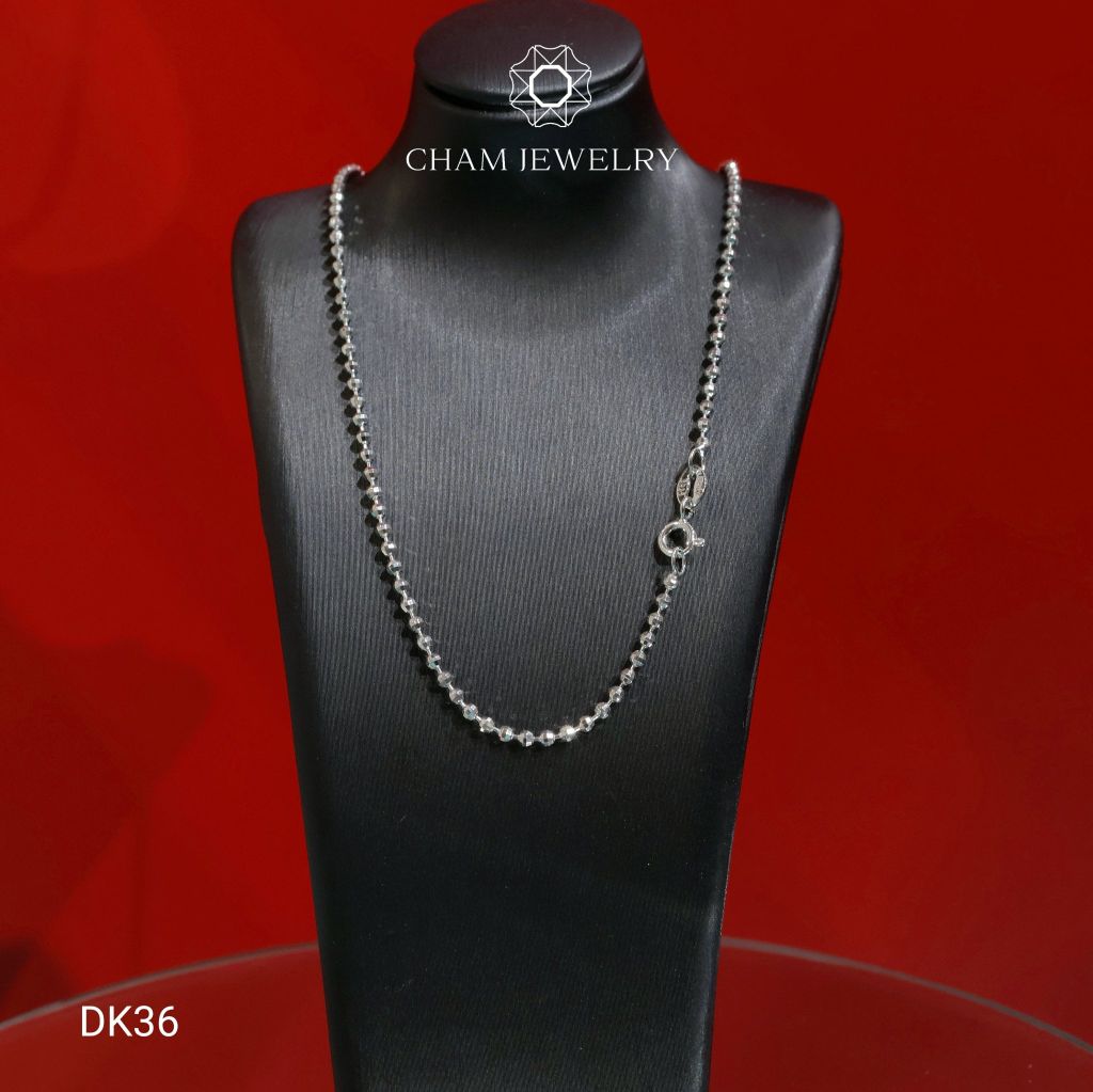 Dây Chuyền DK36 CHAM JEWELRY, Dây Bi Tròn 2.0mm