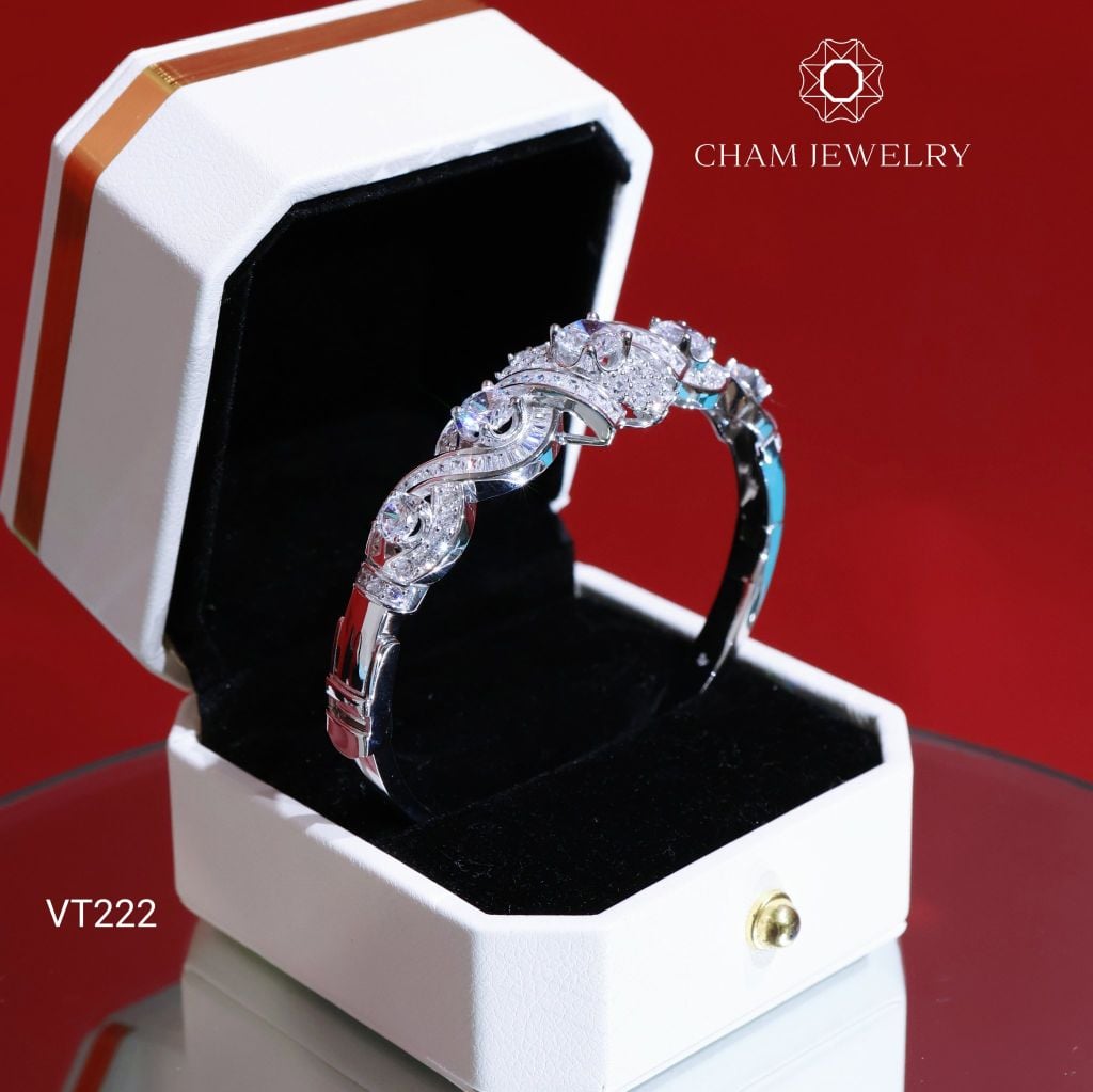 Vòng Tay VT222 CHAM JEWELRY, Chủ 6.5mm (Barcode CV6733).