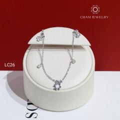 Lắc Chân LC26 CHAM JEWELRY, Lắc Chân Charm Cỏ 4 Lá Chạm Máy (Barcode CTNC127) .