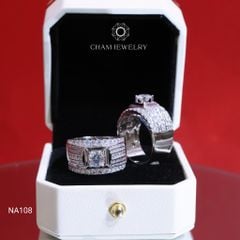 Nhẫn Nam NA108 CHAM JEWELRY, Chủ 6.0mm (Barcode TNNA429).