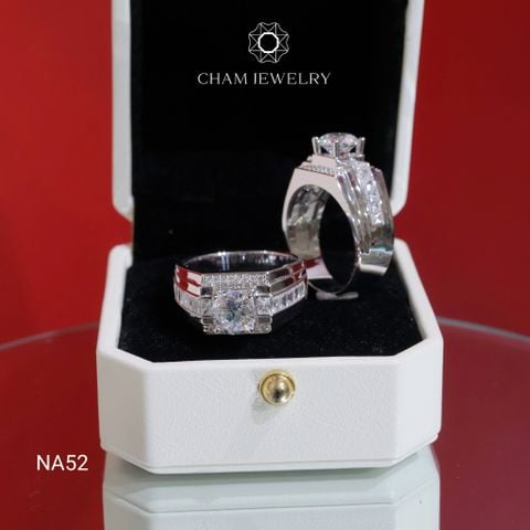 Nhẫn Nam NA52 CHAM JEWELRY, Chủ 7.5mm (Barcode TNNA399).