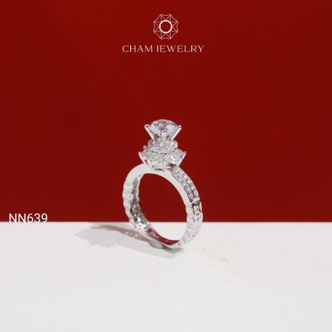 Nhẫn NN639 CHAM JEWELRY, Chủ 6.0mm (TNN1737).