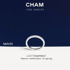 Nhẫn Nữ NMV05 Vàng 10k Kim Cương Lab Grown Diamond (Barcode DNU26)