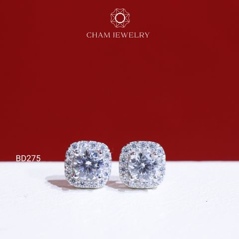 Hoa Tai BD275 CHAM JEWELRY, Chủ 4.5mm.
