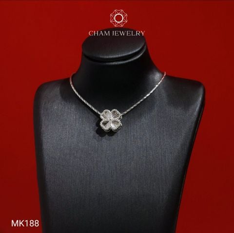 Mặt Dây Chuyền MK188 CHAM JEWELRY, Mặt Kiểu Xỏ Cỏ Chạm Máy (Barcode TMX451)