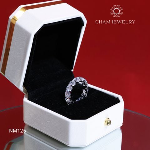 Nhẫn CHAM JEWELRY NM125, Nhẫn Full Đá 4.5mm ( Barcode CN6793).