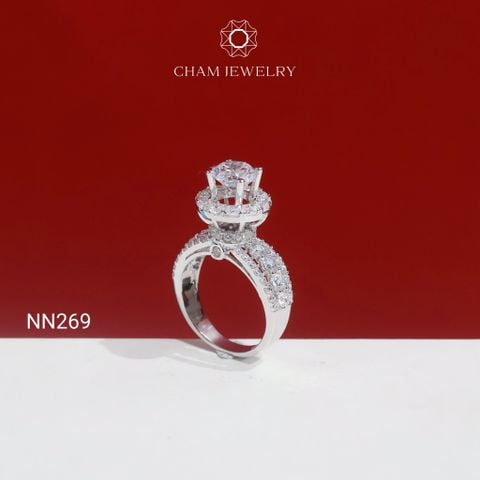 Nhẫn NN269 CHAM JEWELRY, Chủ 7.0mm( Barcode TNN1887).