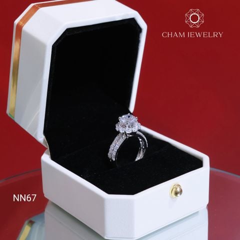 Nhẫn NN67 CHAM JEWELRY, Chủ 7.0mm (Barcode TNN1538).