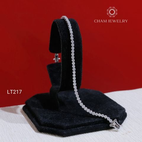 Lắc Tay LT217 CHAM JEWELRY, Lắc Tenic 2.0mm (Barcode KLT04)