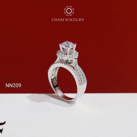 Nhẫn CHAM JEWELRY NN209 . Chủ 6.0mm.( Barcode TNN1852)