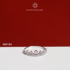 Nhẫn NM184 CHAM JEWELRY, Nhẫn Vương Miện (Barcode TNT997).