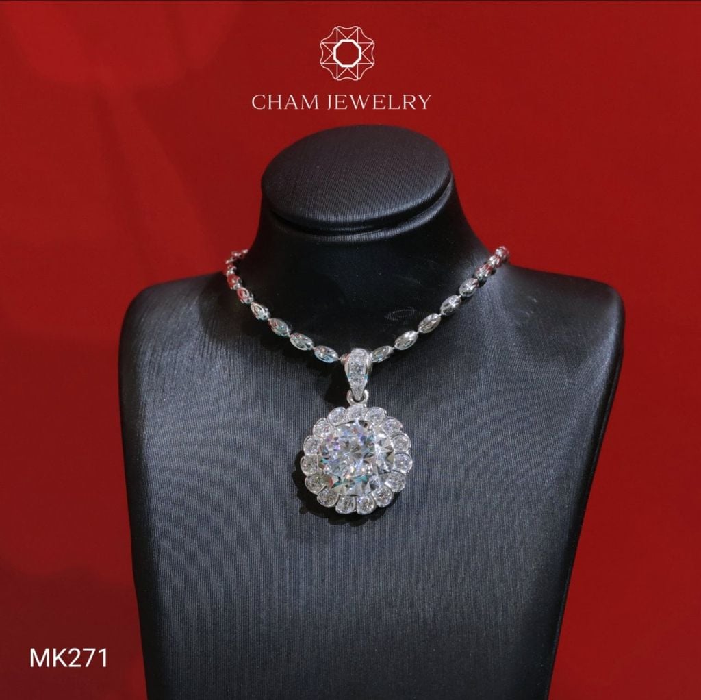 Mặt Dây Chuyền MK271 CHAM JEWELRY, Chủ 8.0mm (Barcode TMA1893)