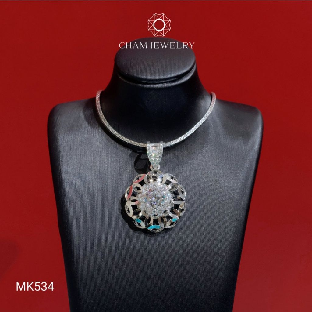 Mặt Dây Chuyền MK534 CHAM JEWELRY, Chủ 7.0mm (Barcode TMA1591).
