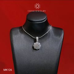 Mặt Dây Chuyền MK126 CHAM JEWELRY, Mặt Xoàn Nhỏ Chủ 6.0mm (Barcode TMA1941)