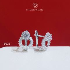 Hoa Tai CHAM JEWERLY BG22, Chủ 3.5mm (Barcode TBG484)