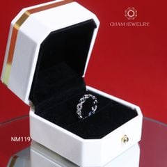 Nhẫn NM119 CHAM JEWELRY, Nhẫn Kim Tiền (Barcode TNF104).
