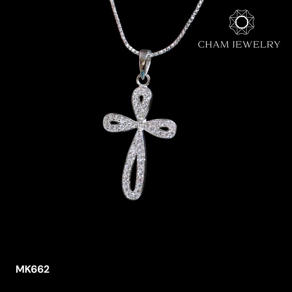 Mặt Dây Chuyền MK662, Mặt Thánh Giá CHAM JEWELRY.
