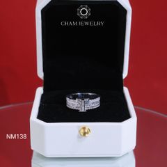 Nhẫn NM138 CHAM JEWELRY, Nhẫn Chữ T Bản 5.5mm (Barcode CNNAM44).