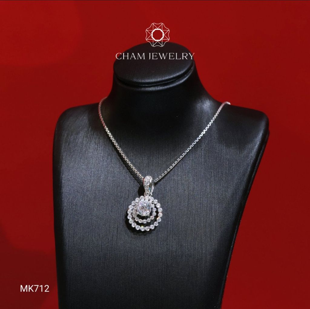 Mặt Dây Chuyền MK712 CHAM JEWELRY, Chủ 5.0mm (Barcode TMA1364).