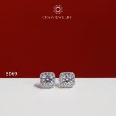 Hoa Tai BD69 CHAM JEWELRY, Chủ 4.5mm (Barcode TBD1754).