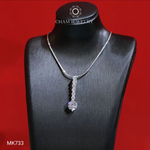 Mặt Dây Chuyền MK733 CHAM JEWERLY, Chủ 6.0mm (Barcode TMX369).
