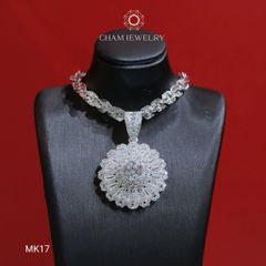 Mặt Dây Chuyền MK17 CHAM JEWELRY, Chủ 7.5mm (Barcode TMA1797).