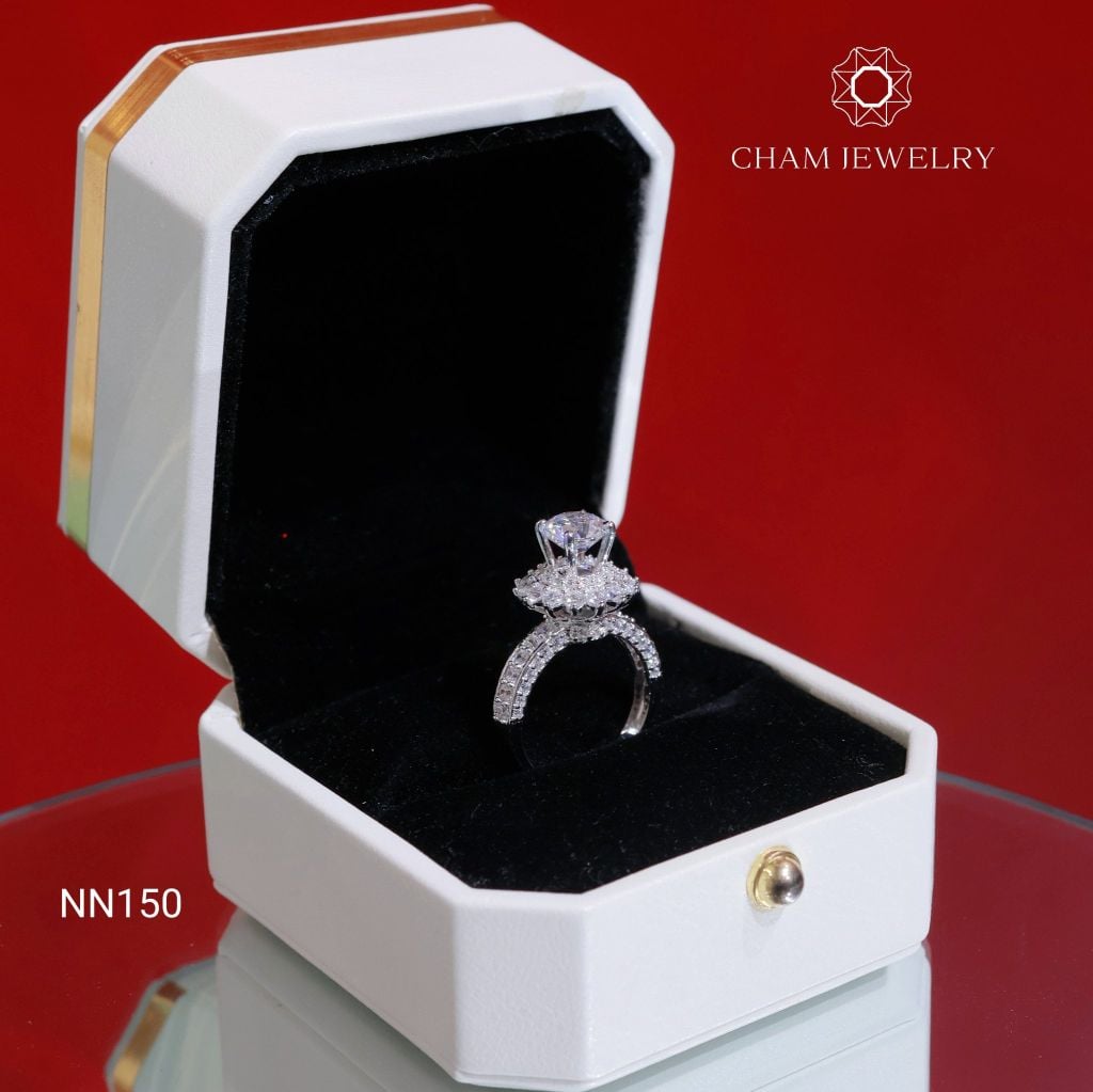 Nhẫn NN150 CHAM JEWELRY, Chủ 7.0mm (Barcode TNN1761)