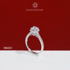 Nhẫn CHAM JEWELRY NN261, Nhẫn Vuông Chủ 5.0mm (Barcode TNN1869)