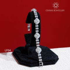 Lắc Tay LF04 CHAM JEWELRY, Full Moissanite 4.5mm (Barcode CCDLM02).
