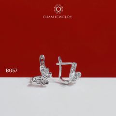 Hoa Tai CHAM JEWERLY BG57, Hoa Tai Bướm (Barcode TBG1111 )
