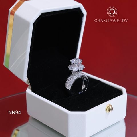 Nhẫn NN94 CHAM JEWELRY, Nhẫn Chủ 7.5mm (Barcode TNN1052).