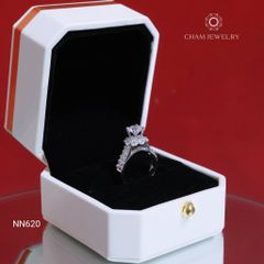 Nhẫn NN620 CHAM JEWELRY, Chủ 6.0mm (Barcode NNNH31)