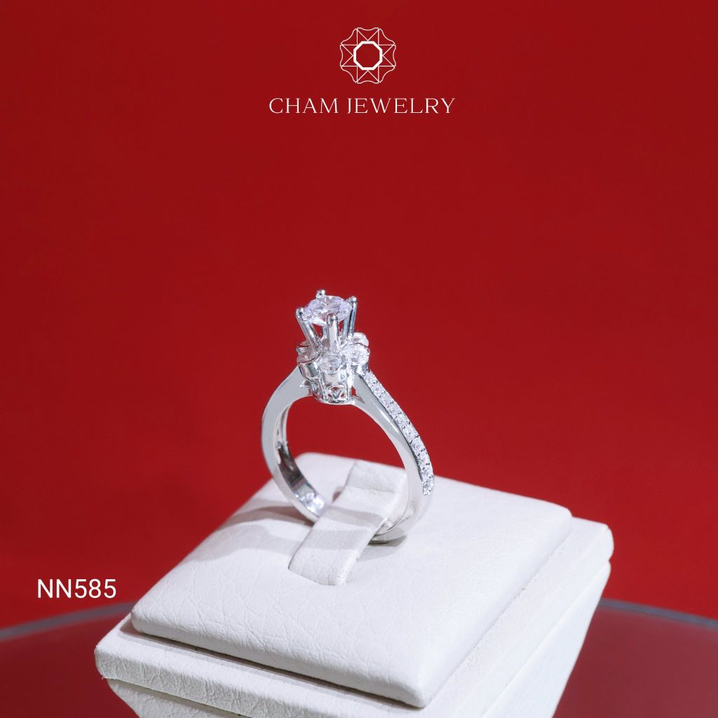 Nhẫn NN585 CHAM JEWELRY, Chủ 5.0mm (Barcode C3DN161)