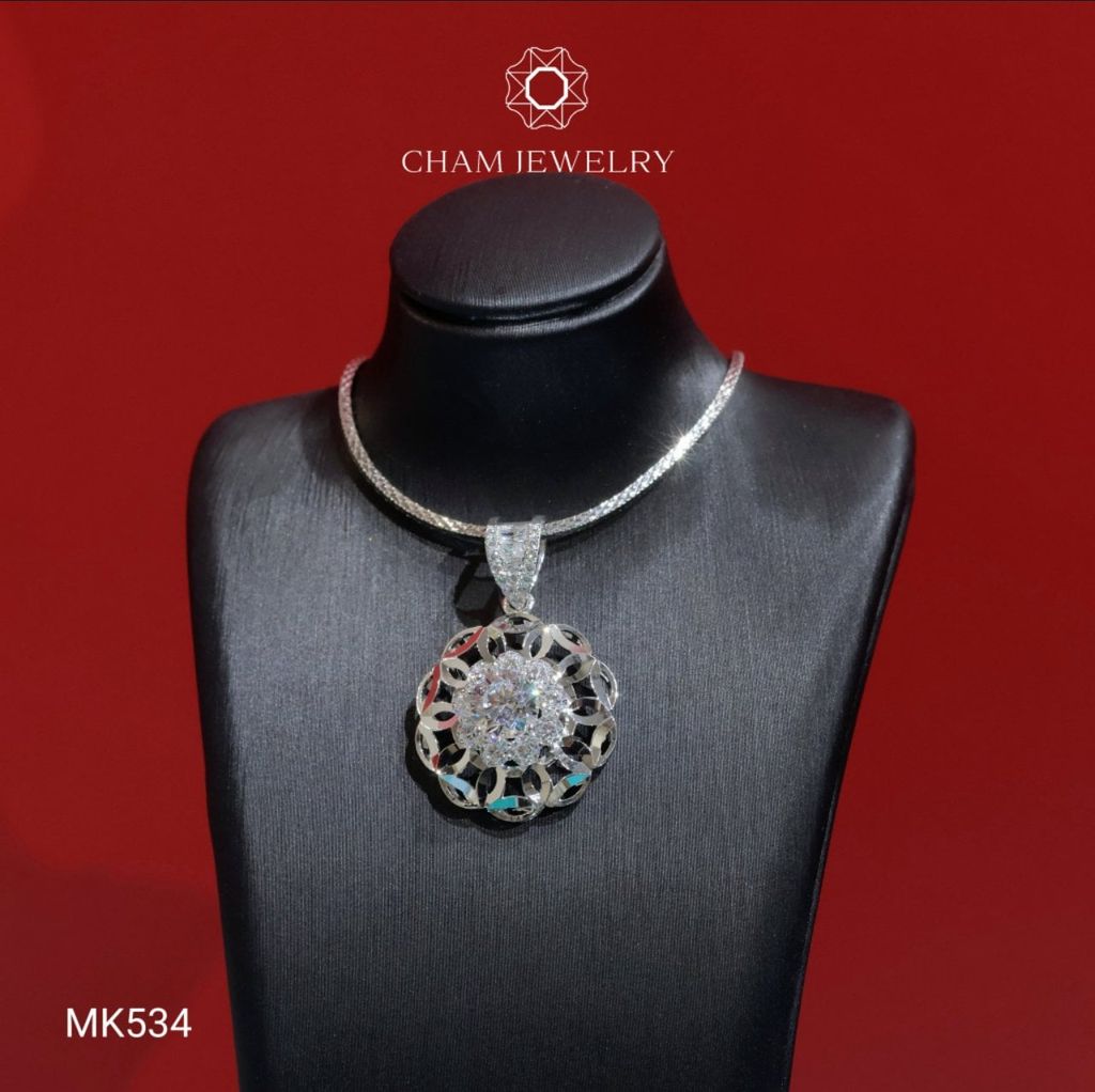 Mặt Dây Chuyền MK534 CHAM JEWELRY, Chủ 7.0mm (Barcode TMA1591).