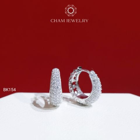 Hoa Tai BK154 CHAM JEWELRY ( Barcode CB6834 - TBK380)